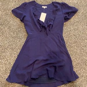 Cotton Candy LA navy blue mini dress